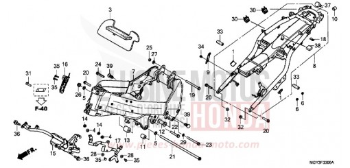 FRAME BODY VFR800XD de 2013